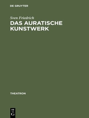 cover image of Das auratische Kunstwerk